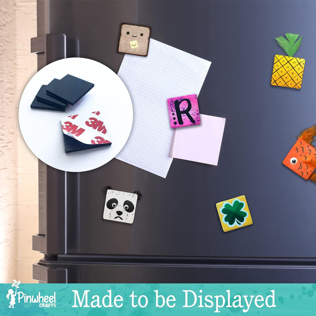 Juego de imanes para nevera de Pinwheel Crafts