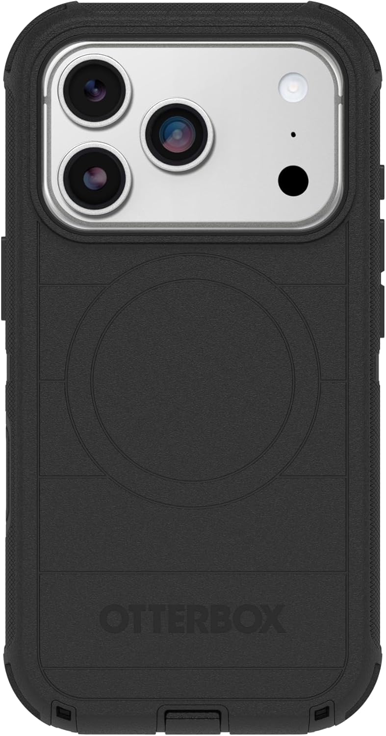 OtterBox Funda para iPhone 17 Pro Defender Pro Series - Negro - Funda para iPhone resistente, resistente y duradera, se ajusta a MagSafe