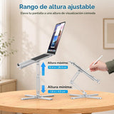 OMOTON LA10 360° giratorio portátil soporte elevador plegable para...