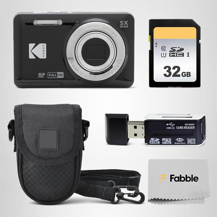 KODAK PIXPRO FZ55 - Cámara digital de 16 Mp de punto y disparo, zoo...