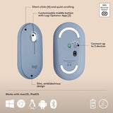 Logitech Pebble 2 Combo para Mac, Teclado y Mouse Inalámbricos, Del...