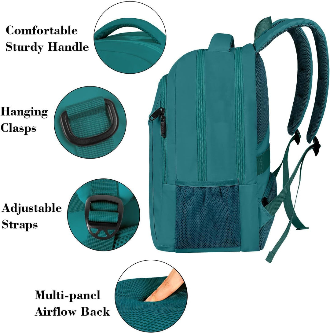 MATEIN Mochila delgada para laptop, antirrobo de 15.6 pulgadas, moc...