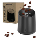 Subminimal Taza dosificadora digital SubScale con pantalla LED, color negro