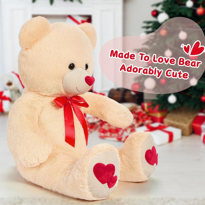 Tezituor Oso de Peluche Gigante Animal de Peluche 4 pies - Oso de P...