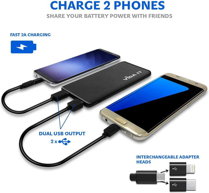 Banco de energía ultra delgado de 5 V 2 A para chaleco calefactable...