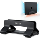 Psitek Soporte vertical de aluminio para computadora portátil, sopo...