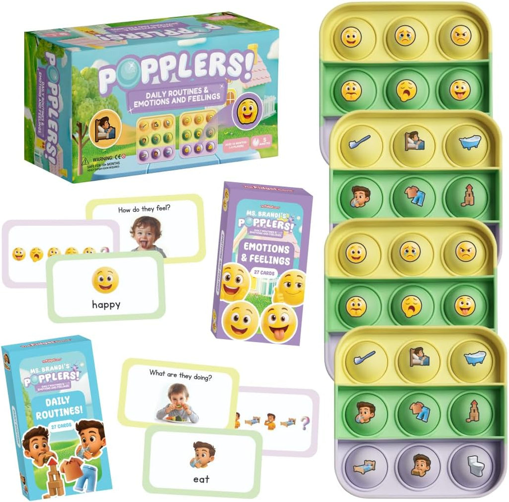 The Fidget Game Popplers, juguete educativo de aprendizaje para niños