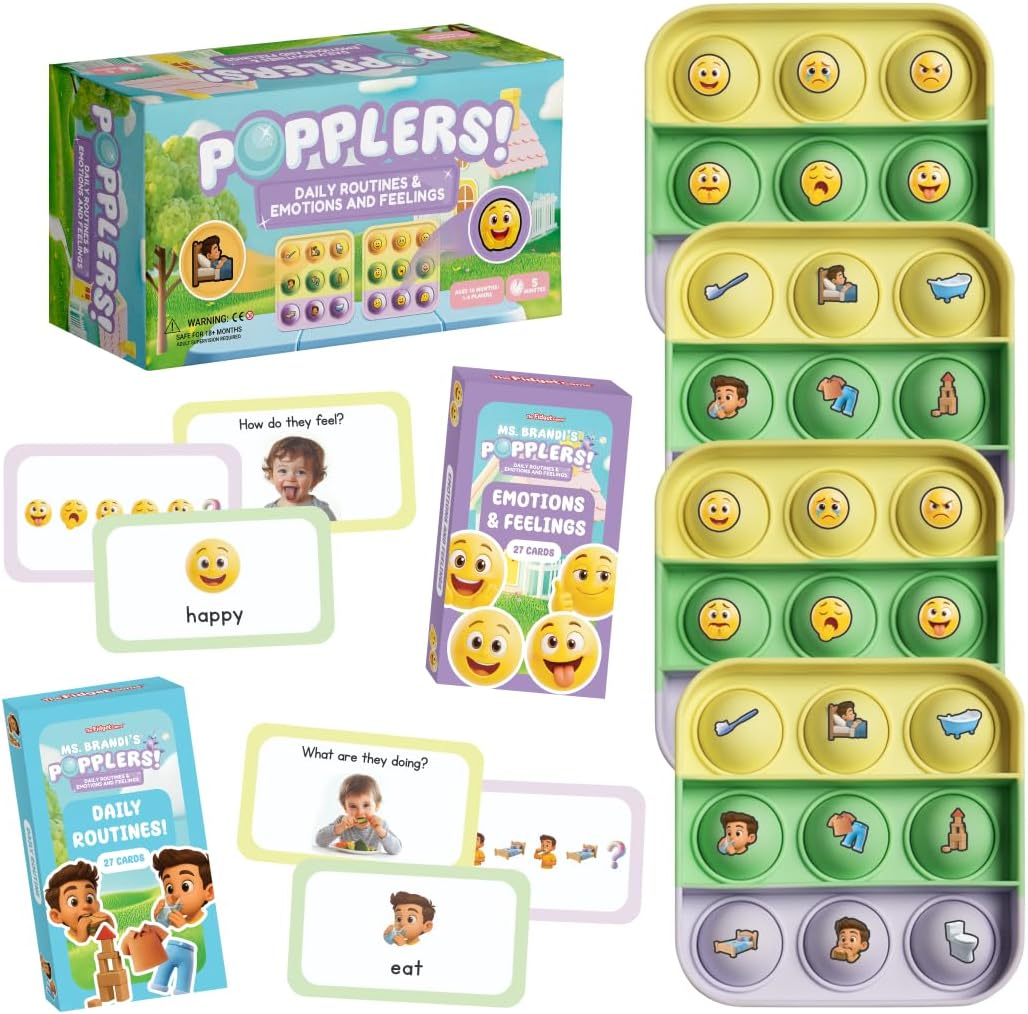 The Fidget Game Popplers, juguete educativo de aprendizaje para niños