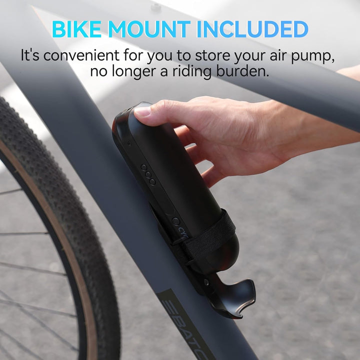 CYCPLUS Electric Air Compressor Portable Bicycle Pump Car Tire Infl...