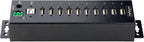 StarTech.com, USB210AIND-USB-A-HUB, hub USB 2.0 de 10 puertos