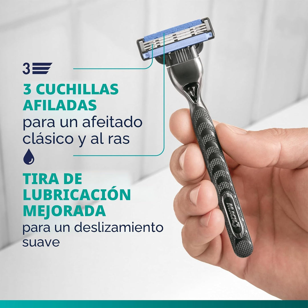 Gillette Mach3 - Recambios de hoja de afeitar para hombre, 8 recamb...