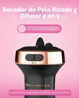 Bellissima Difusor de Cabello Diffon y Secador de Cabello Rizado de...