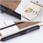 Lemome Cuaderno/diario rayado – Cuaderno de escritura de tapa dura ecológico con corcho natural y lazo para bolígrafo y papel grueso de alta calidad – A5 (5x8) Cuaderno clásico encuadernado