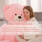 Tezituor - Oso de peluche gigante de 59 pulgadas, color rosa