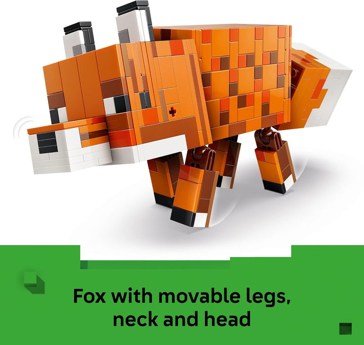 LEGO Minecraft The Fox - Juguete de construcción y