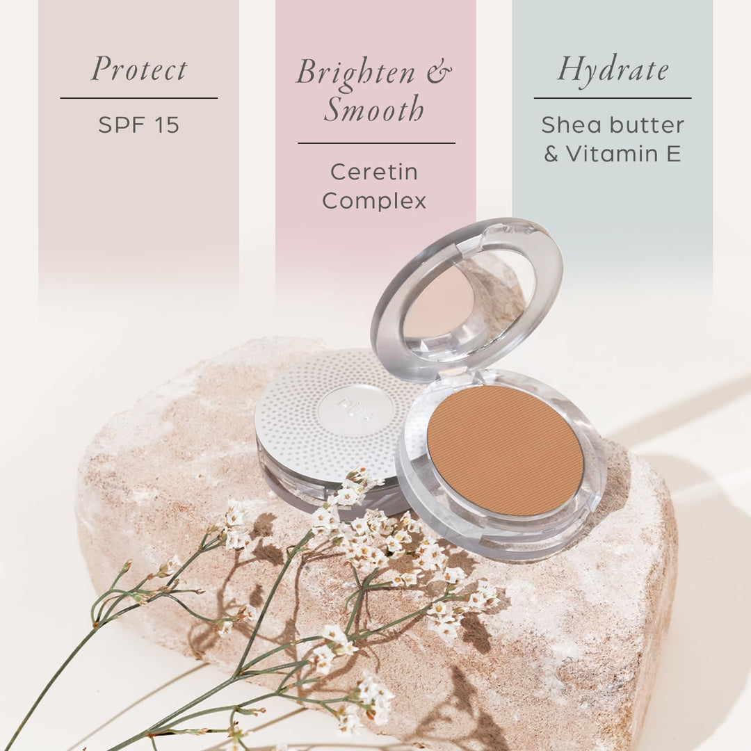 PÜR MINERALS Base de Maquillaje Mineral Prensada 4 en 1 en Polvo co...