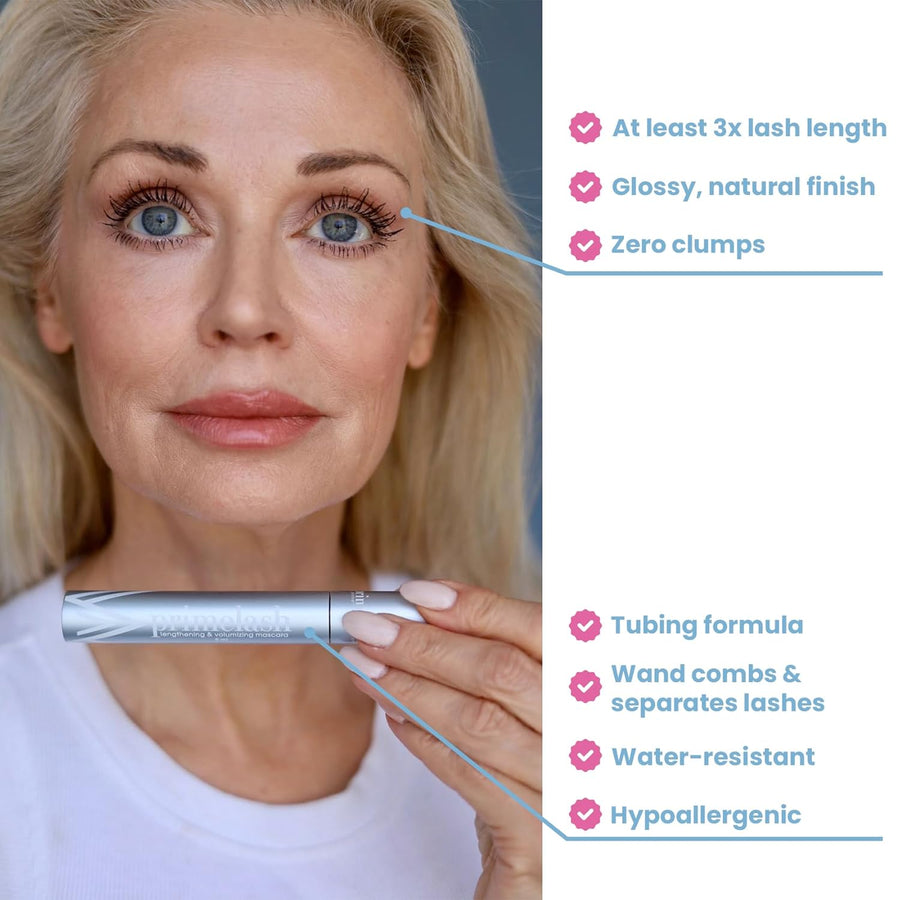 Prime Prometics Máscara PrimeLash para mujeres mayores, voluminizad...