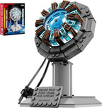 Juego de bloques de construcción de Arc Reactor, un modelo de juguete a prueba de que Tony tiene un corazón, un regalo para adultos y niños