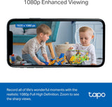 Tapo Cámara de seguridad interior 1080P para monitor de bebé, cámar...