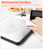 Báscula de cocina inalámbrica, báscula de alimentos de 22 lb/10 kg