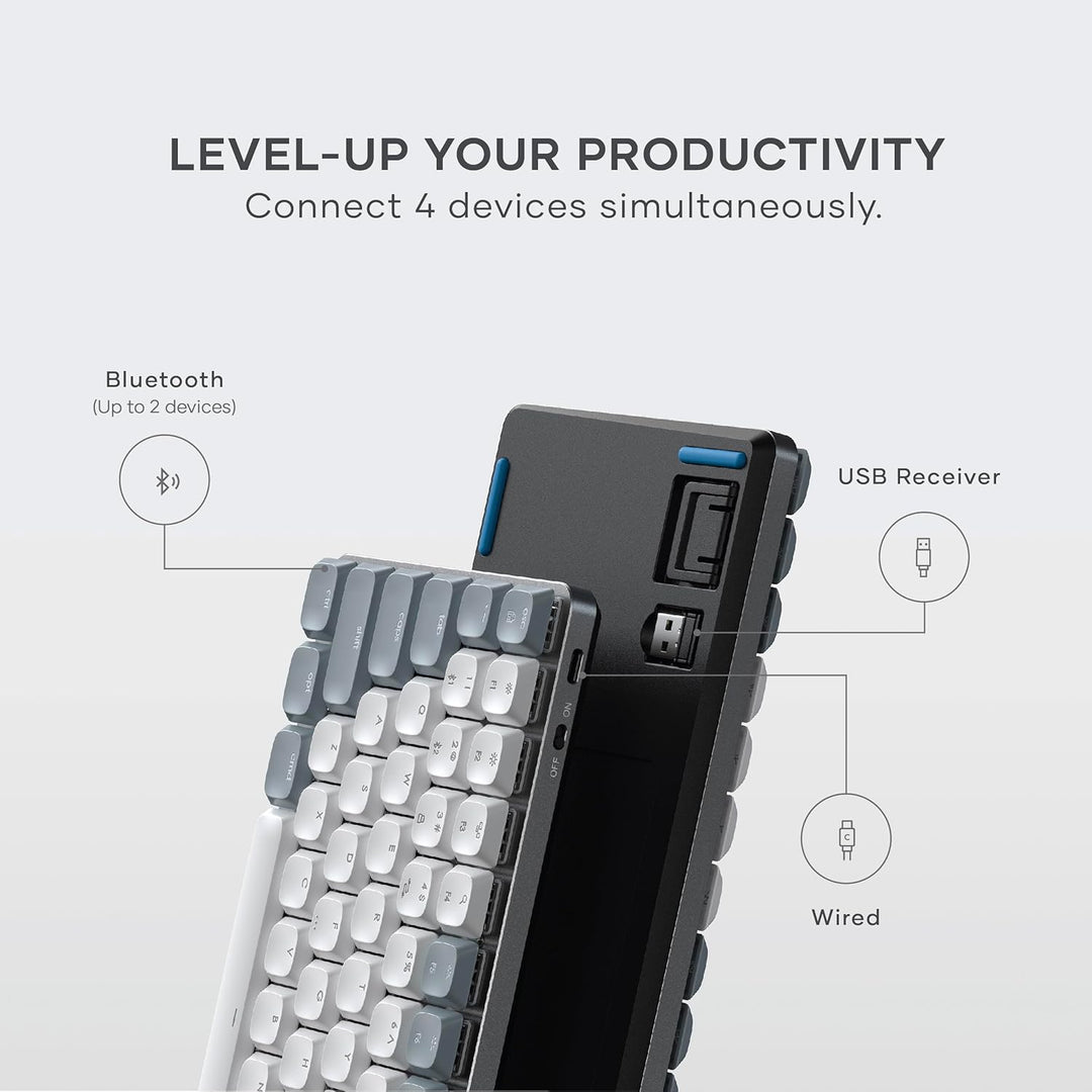 Satechi SM1 - Teclado mecánico 75% para Mac y Windows, teclado Blue...