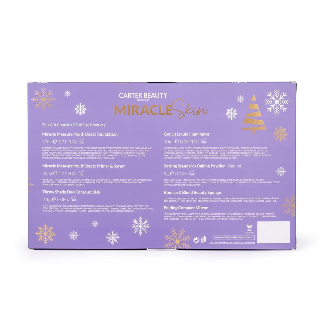 Carter Beauty Miracle Skin Set - Shortbread para mujer 7 piezas