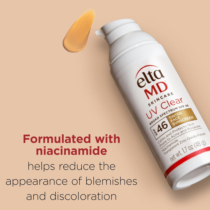 EltaMD UV Clear Face Sunscreen SPF 46, Oil-Free Sunscreen with Zinc...