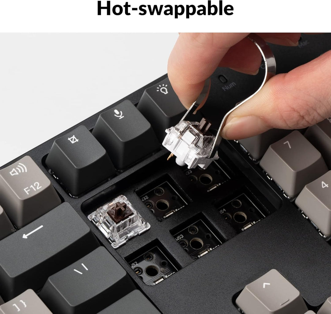 Keychron C2 Pro Teclado Mecánico Personalizado con Cable Diseño de...