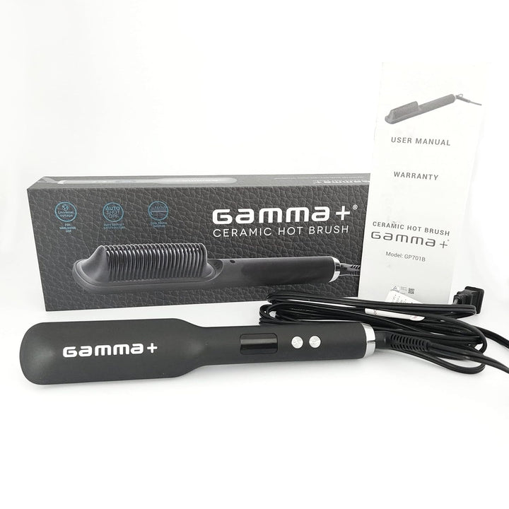 GAMMA+ Plancha para alisar el cabello, plancha plana doble o cepill...
