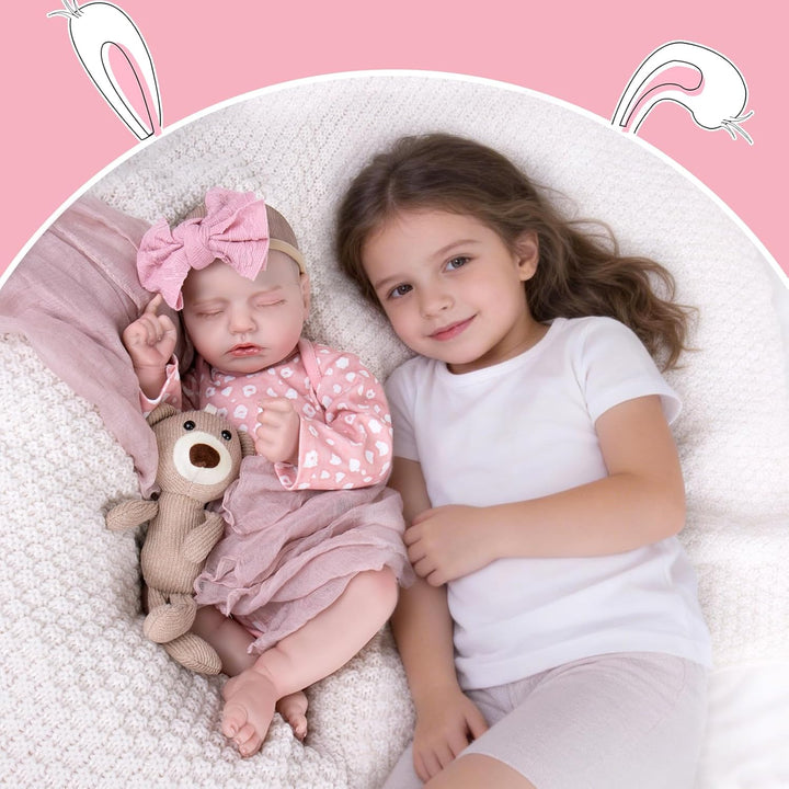 Aori Muñeca de bebé realista Reborn \u2013 Niña recién nacida reali...