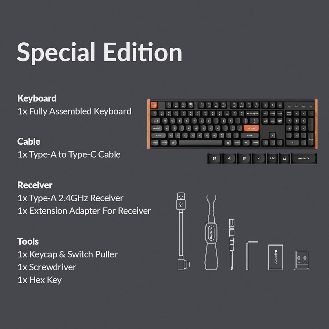 Keychron K10 HE - Teclado de efecto Hall, interruptor magnético roj...
