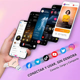 Memoria flash con certificación MFi para iPhone iPad de 256 GB, mem...