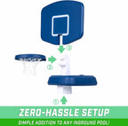 GoSports Splash Hoop Classic Juego de Baloncesto para Piscina - Azul