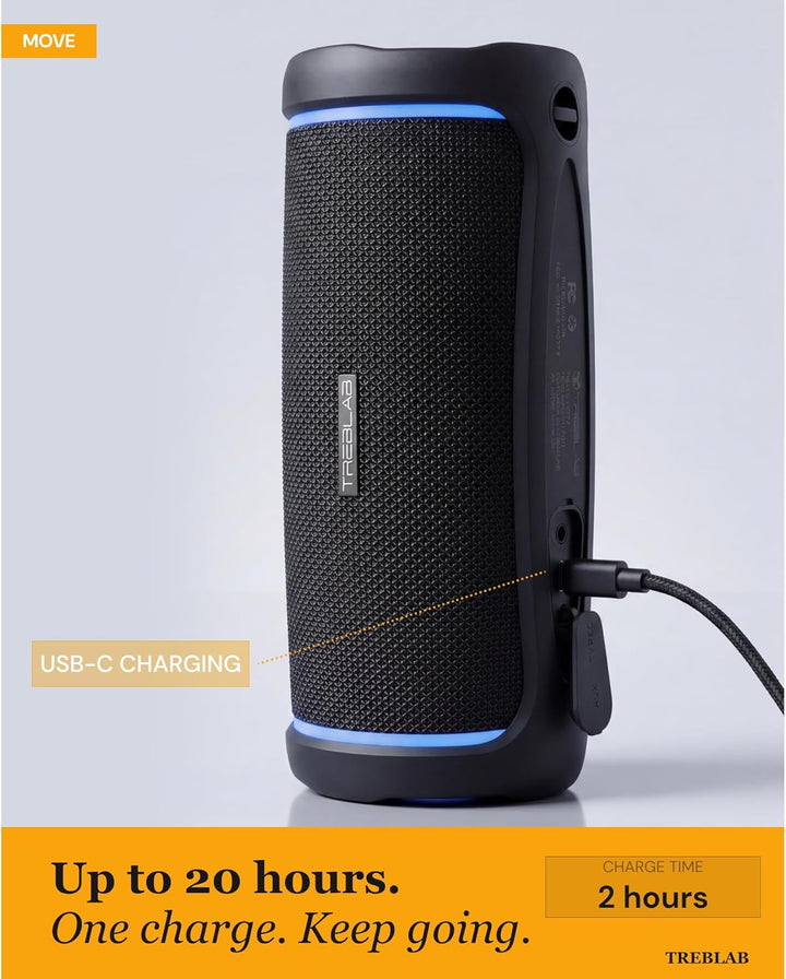 TREBLAB HD77 - Altavoz Bluetooth ultra premium - Sonido envolvente...