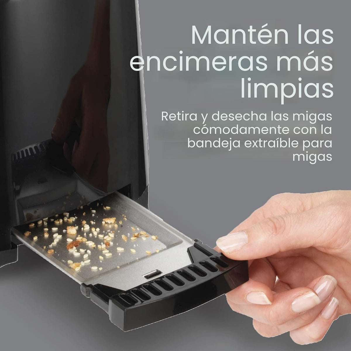 Proctor Silex Tostadora de 2 rebanadas con ranuras extra anchas para bagels