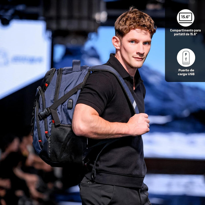 swissdigital Mochila para portátil de viaje de negocios, para hombr...