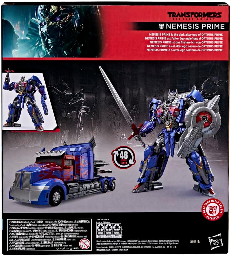 Transformers Studio Series The Last Knight Nemesis Prime
