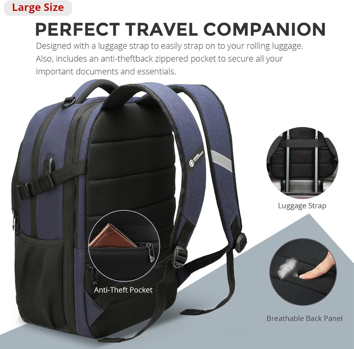 Mochila de viaje Swissdigital Design para laptop de 16 pulgadas, mo...