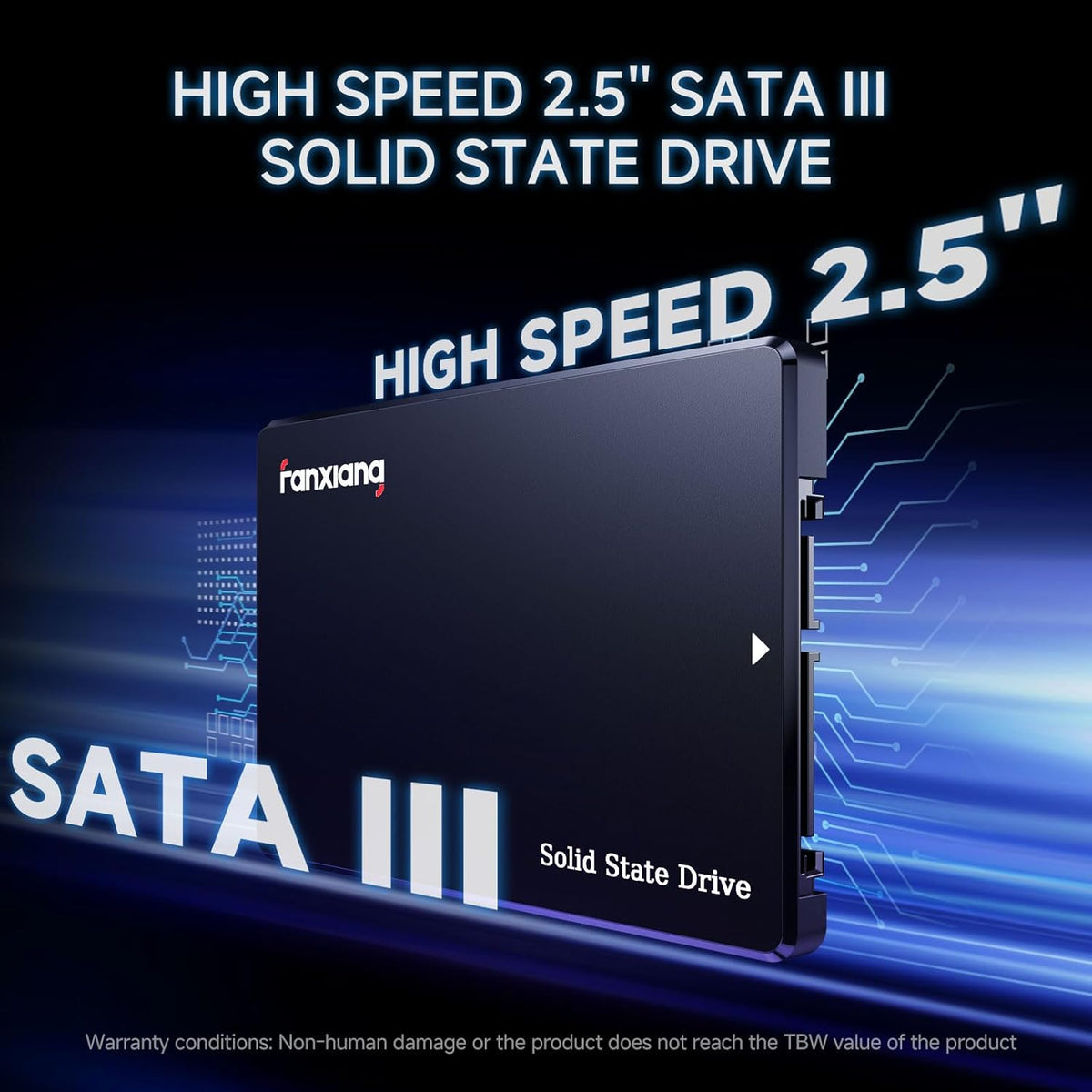 fanxiang SSD SATA de 480 GB SSD de 2.5 pulgadas SATA III 6 Gb\/s Un...