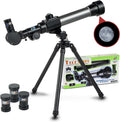 Telescopio de cisne ideal para niños de 8 a 12 años - Telescopio telescópico de astronomía para principiantes