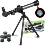 Telescopio de cisne ideal para niños de 8 a 12 años - Telescopio telescópico de astronomía para principiantes