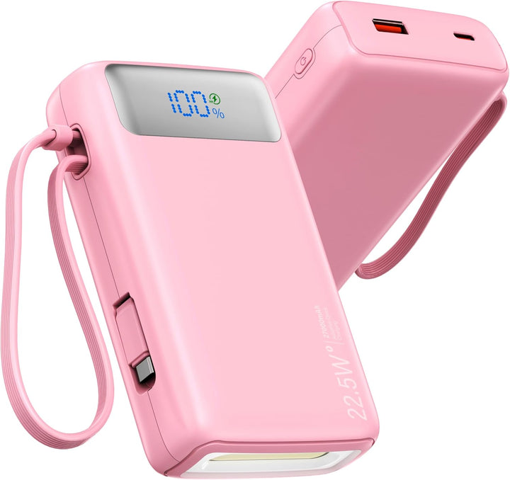 Cargador portátil, 27000 mAh 22.5 W, cargador de batería de carga r...