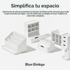 Organizador de Escritorio BLUE GINKGO, Suministros de Oficina, Blanco, Hecho en Corea