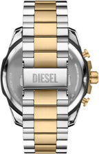 Reloj cronógrafo Diesel para hombre Mega Chief en acero inoxidable bicolor (Modelo: DZ4701)