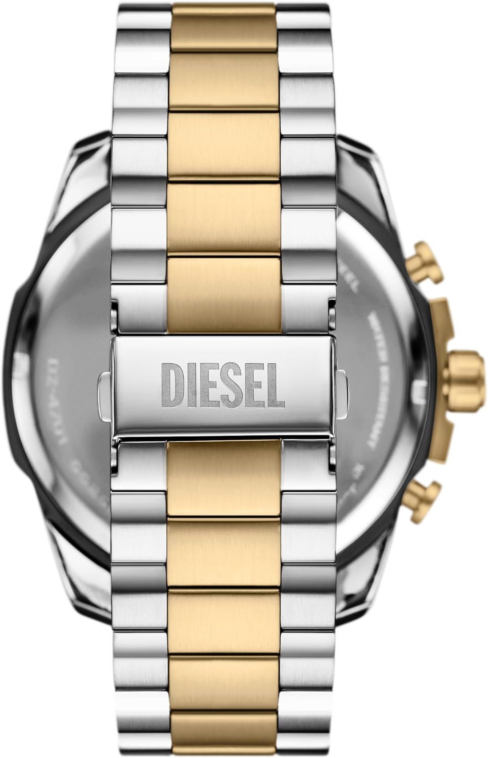 Reloj cronógrafo Diesel para hombre Mega Chief en acero inoxidable bicolor (Modelo: DZ4701)