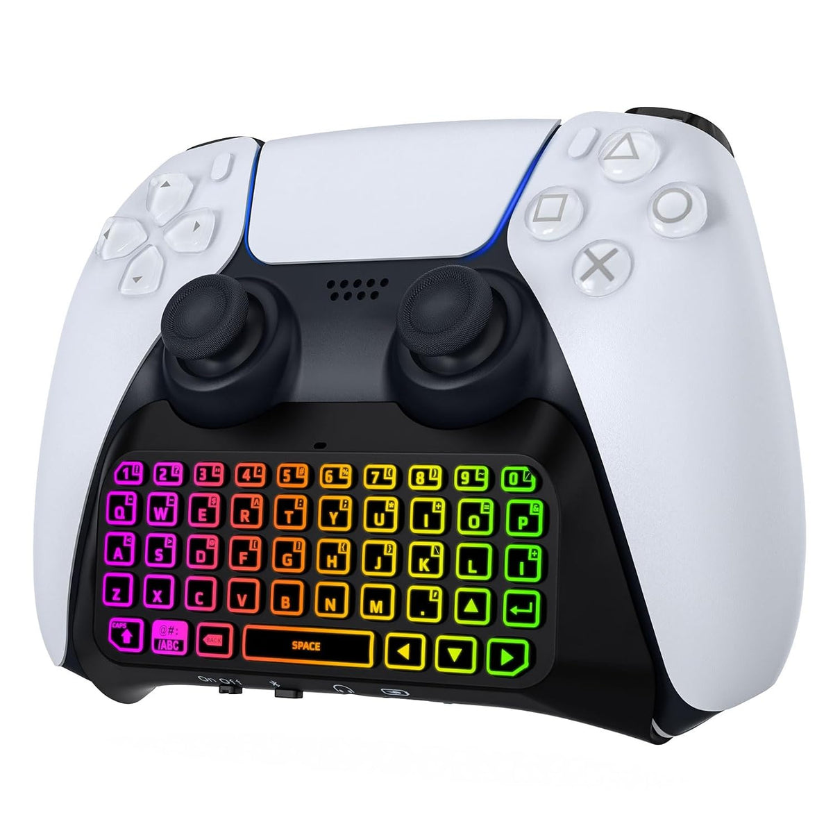 Teclado retroiluminado RGB MoKo para controlador PS5