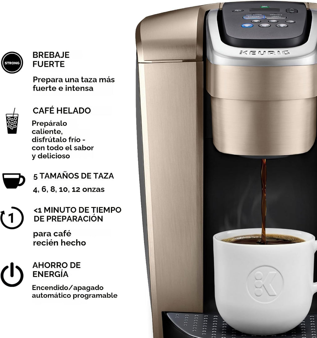Keurig K-Elite - Cafetera de cápsulas K-Cup de una sola porción