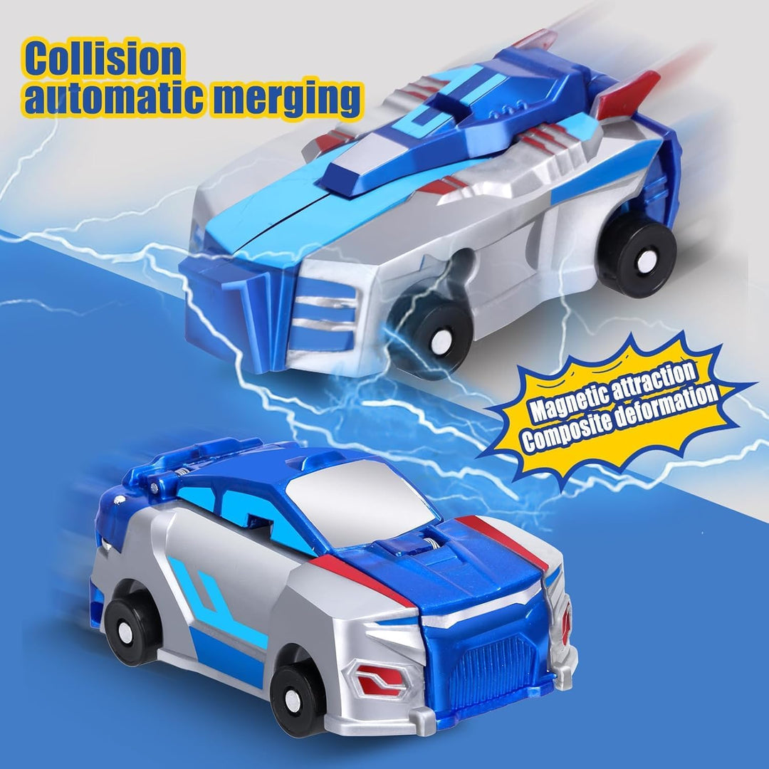 Hjhyqex Juguete de coche de dinosaurio transformador 2 en