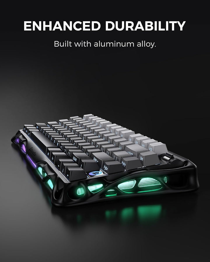 GravaStar Mercury K1 75% Wireless Mechanical Gaming Keyboard, Alumi...