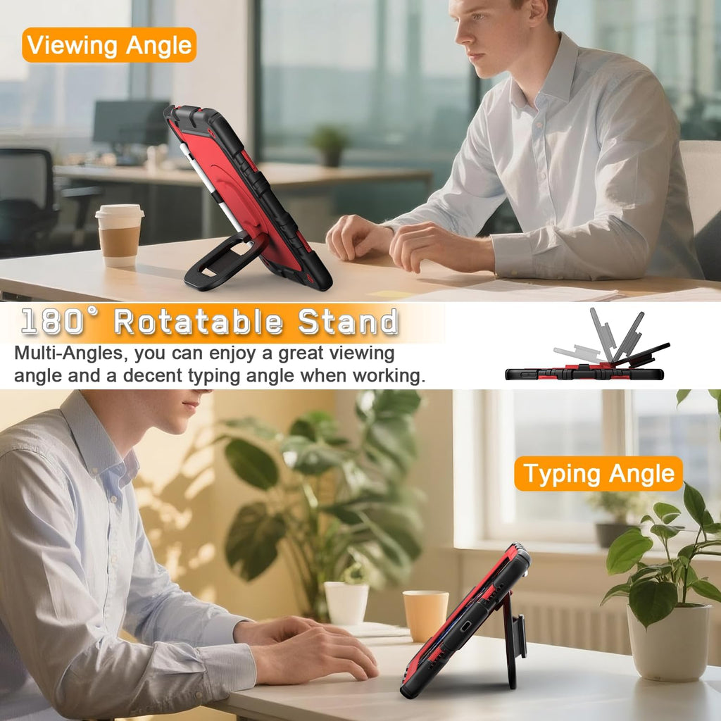 Funda para iPad A16 de 11ª/10ª generación de 11"/10.9", a prueba de golpes